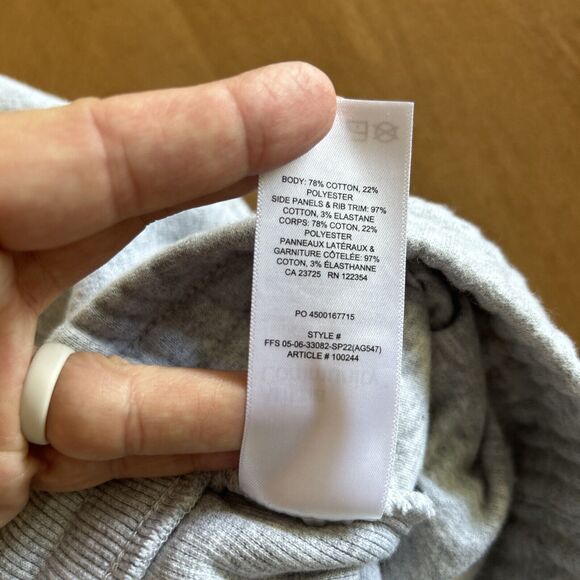 Arizia Jogger Sweat Pants Medium Fleece Drawstring Taper Leg Gray Athleisure - Picture 8 of 14